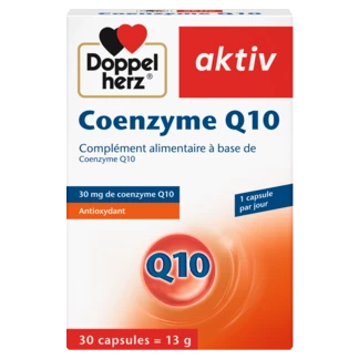Illustration of the product packaging Doppelherz aktiv Coenzyme Q10 front view
